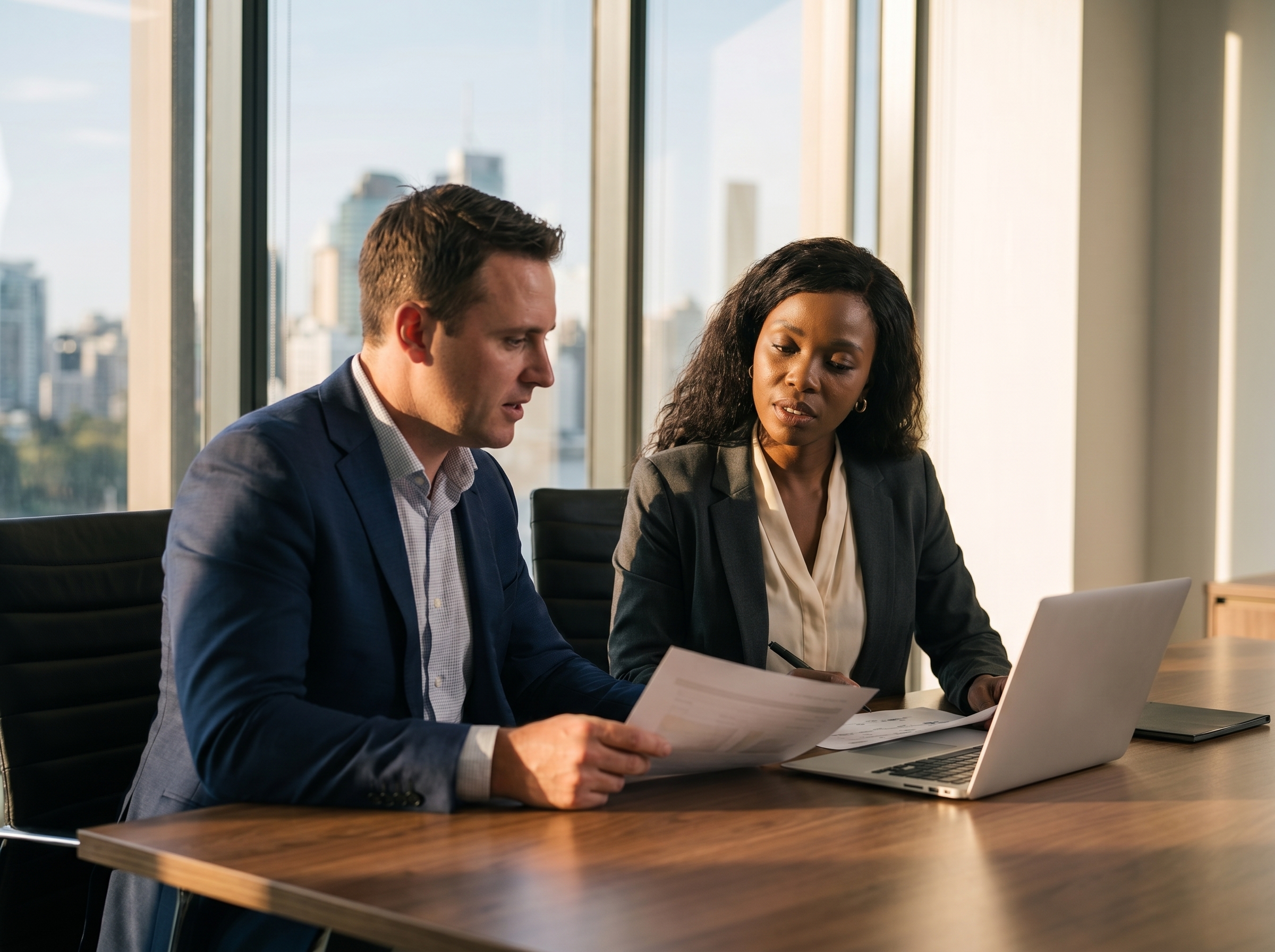 South African professionals collaborating at Umbrella Talent's talent hub